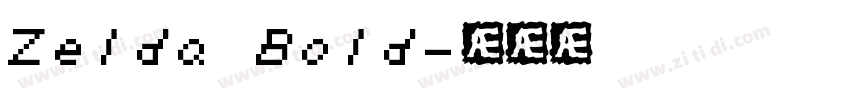 Zelda Bold字体转换